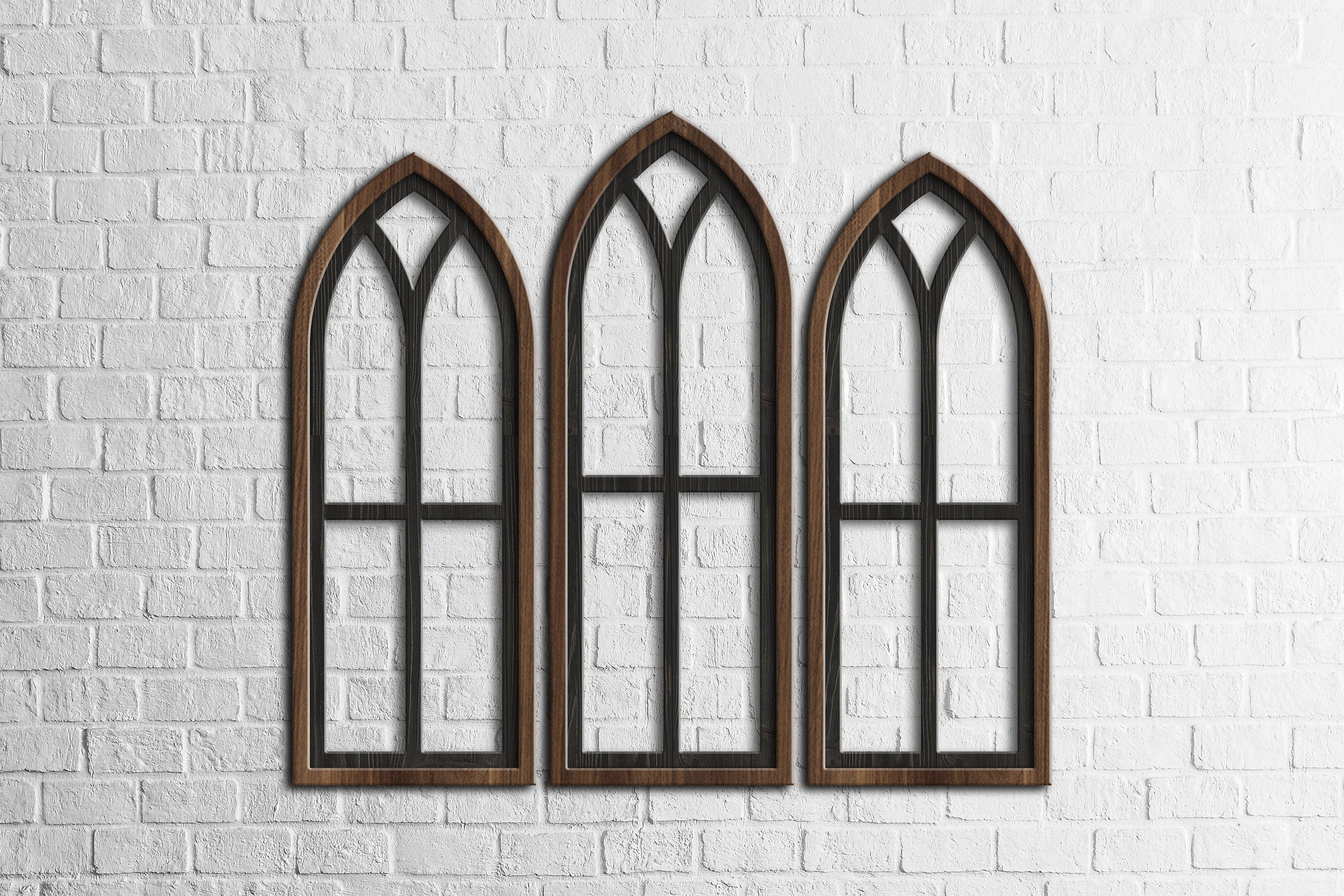 Cathedral Window Frame Arches Wall Decor Window Frame Wall Etsy Australia