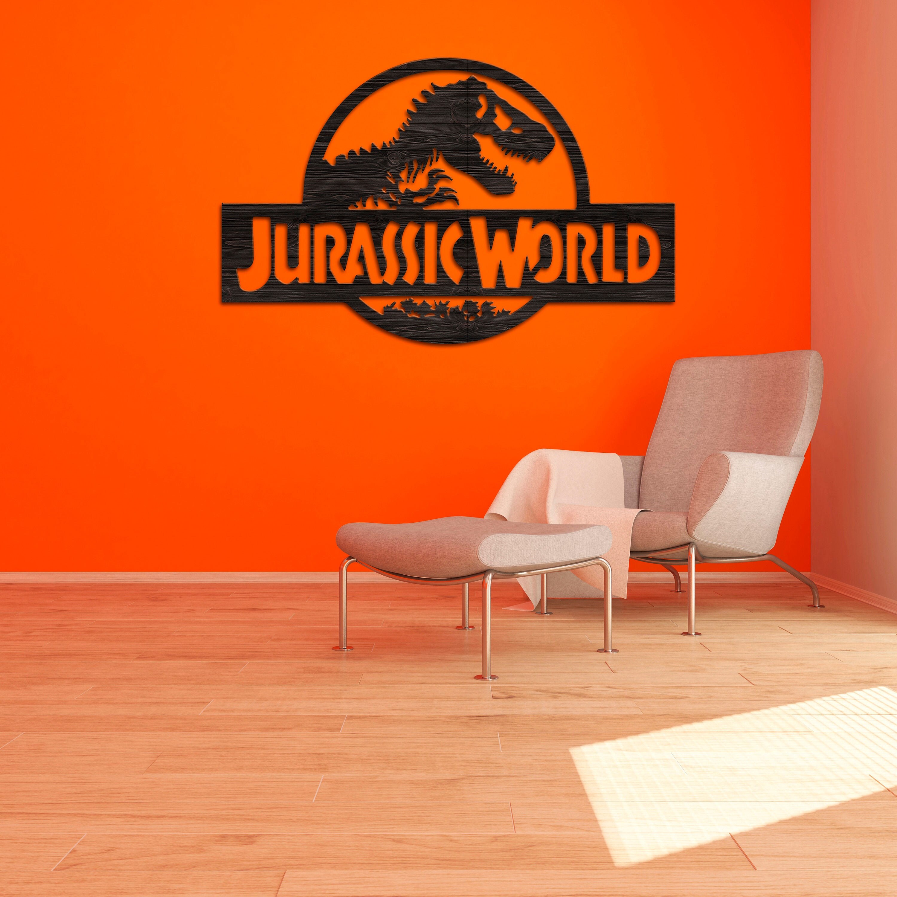 Kids room wood wall decor Dinosaur wood wall art Dinosaur Etsy