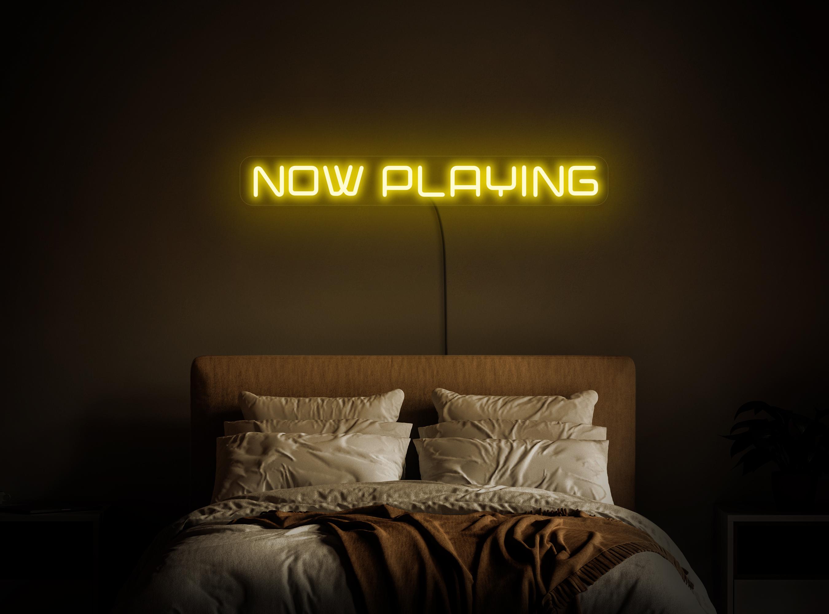 Now Playing Neon Sign, Now Playing Led Sign, on Air Neon Sign, Music ...