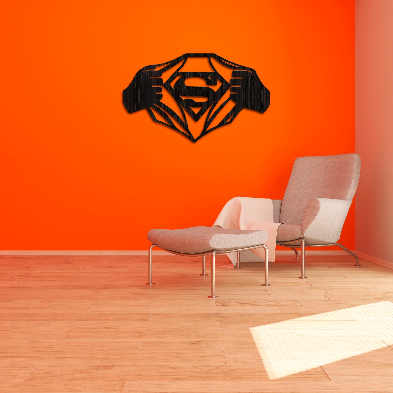 Superhero Logo Sign Superhero Wooden Sign Superhero Wall Etsy