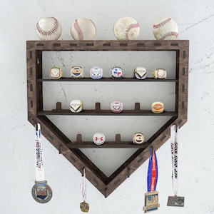 Baseball-Ringhalter, Baseball-Vitrine, Baseball-Ring-Vitrine, Cup-Ring-Box, Baseball-Trophäe, Baseball-Medaillenaufhänger