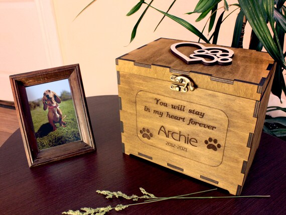 Cremation Pet Box,Custom Cremation Box,Cremation Urn Wood,Personalized Pet Cremation Box,Pet Memory Box,Pet Urn for Dog,Pet Keepsake Box