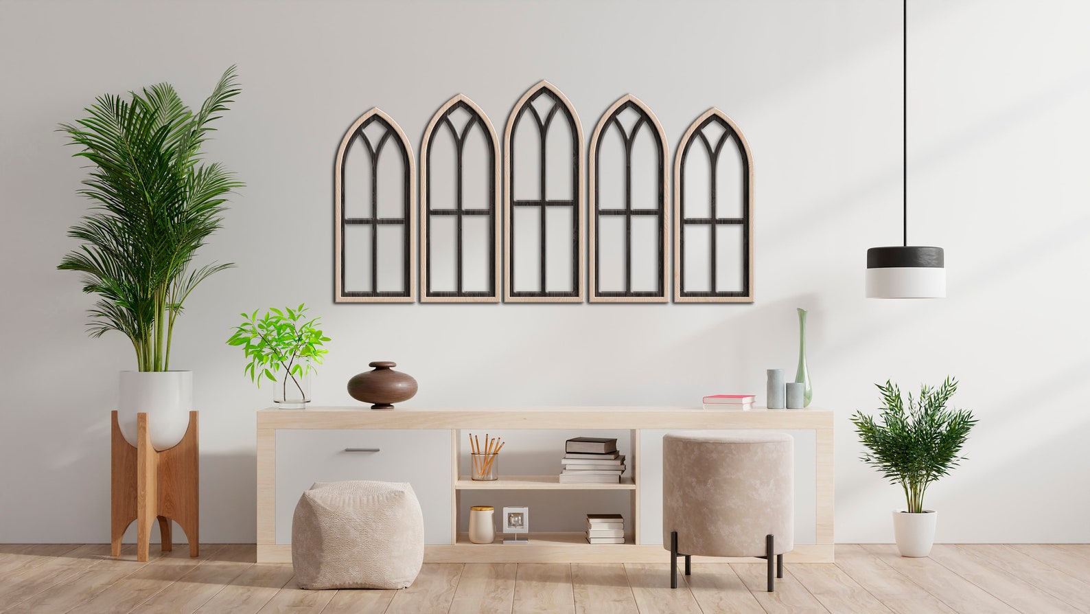 Wood Arches for Walls Wood Arch Wall Decor Wood Window Etsy