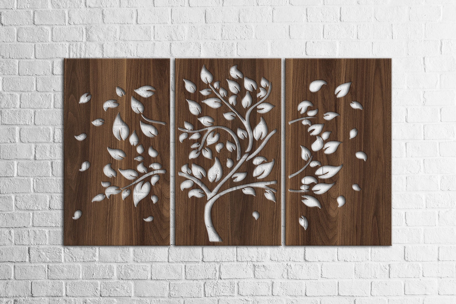 Tree Wood Wall Art Tree Wooden Art Wall Decor Wood Panel Etsy