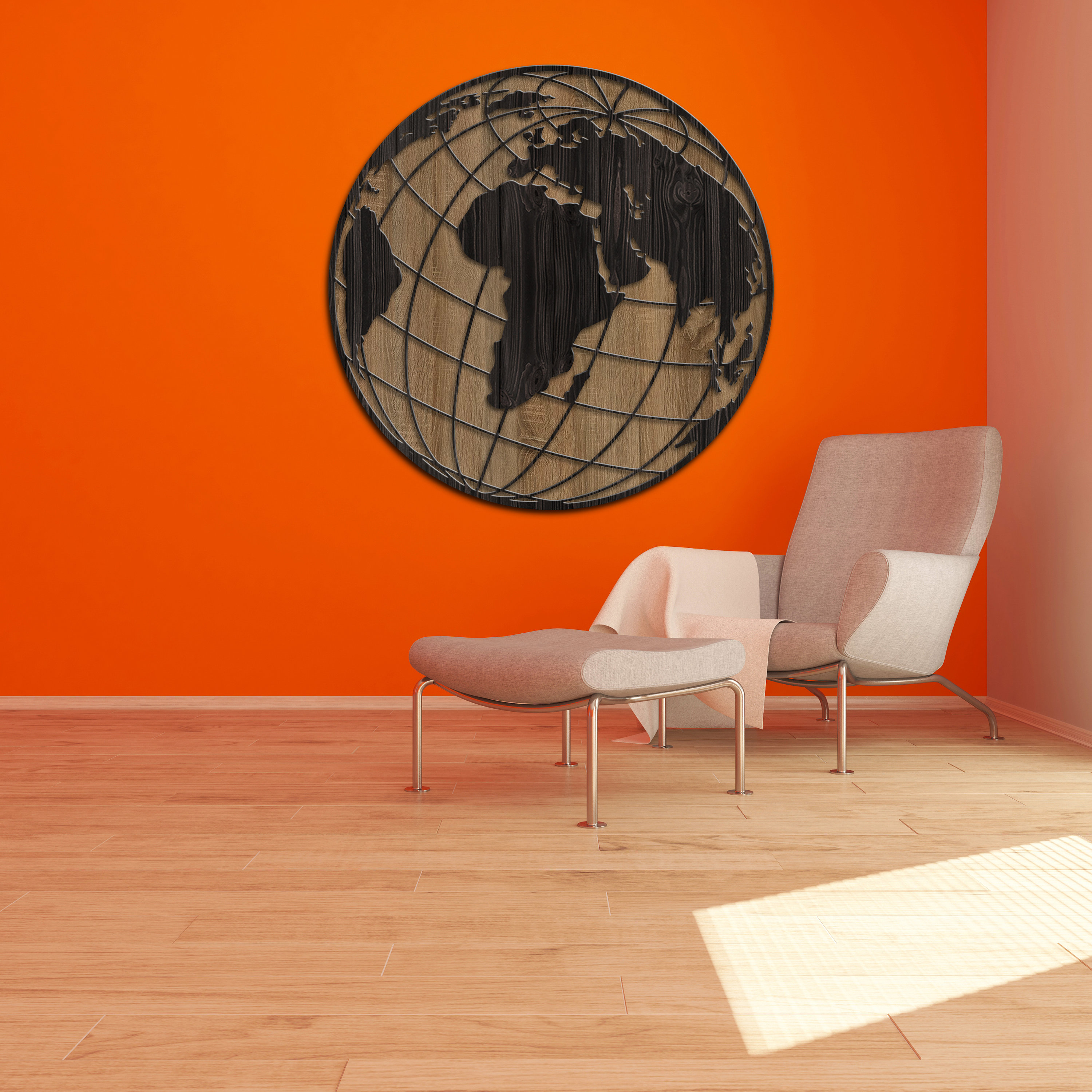 Globe Wall Art Globe Wall Decor Globe World Map Wood World Etsy