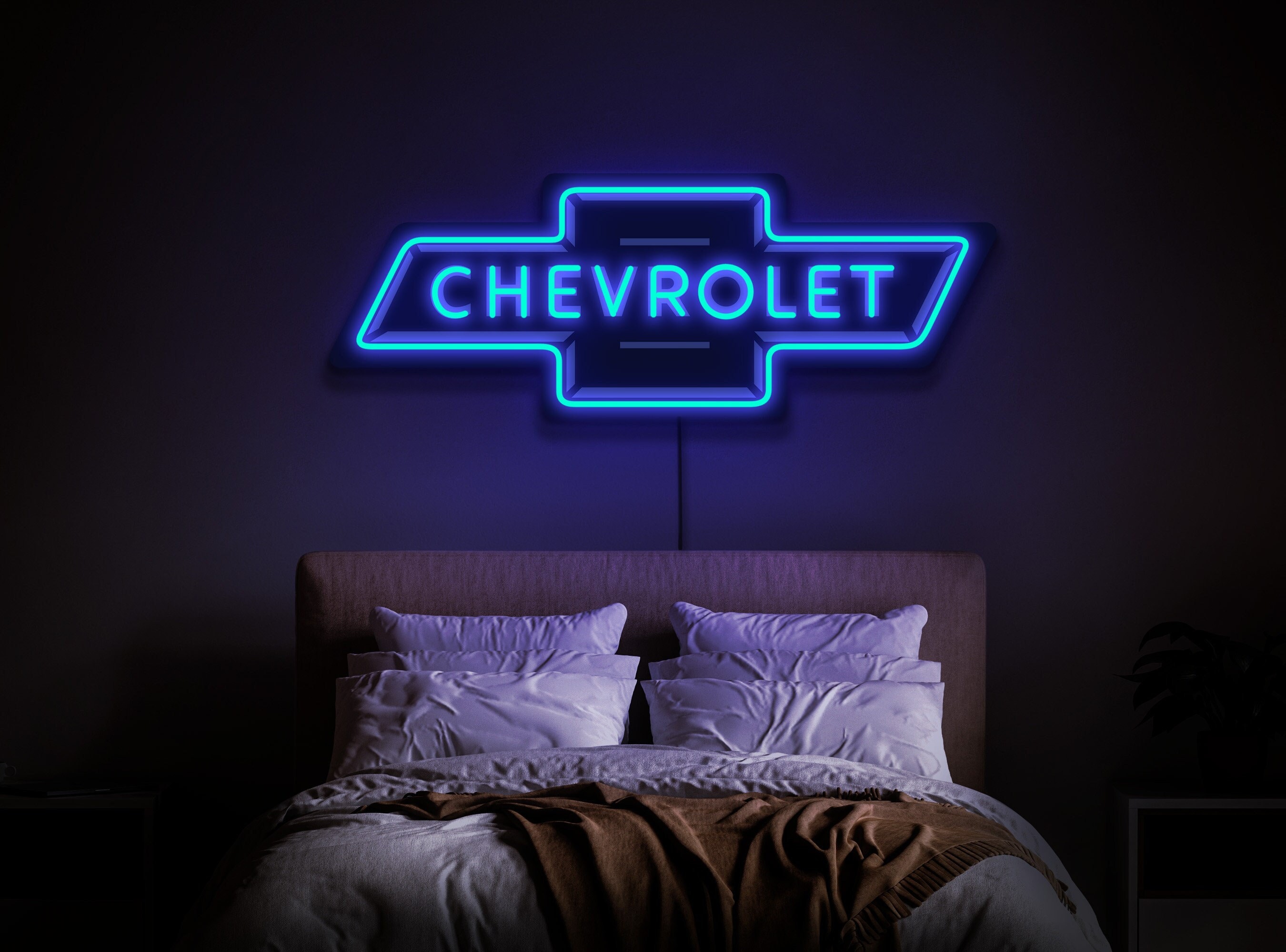 Chevy Led Sign Chevrolet Neon Sign, Chevrolet Led Sign, Chevrolet Gift, Chevrolet ...