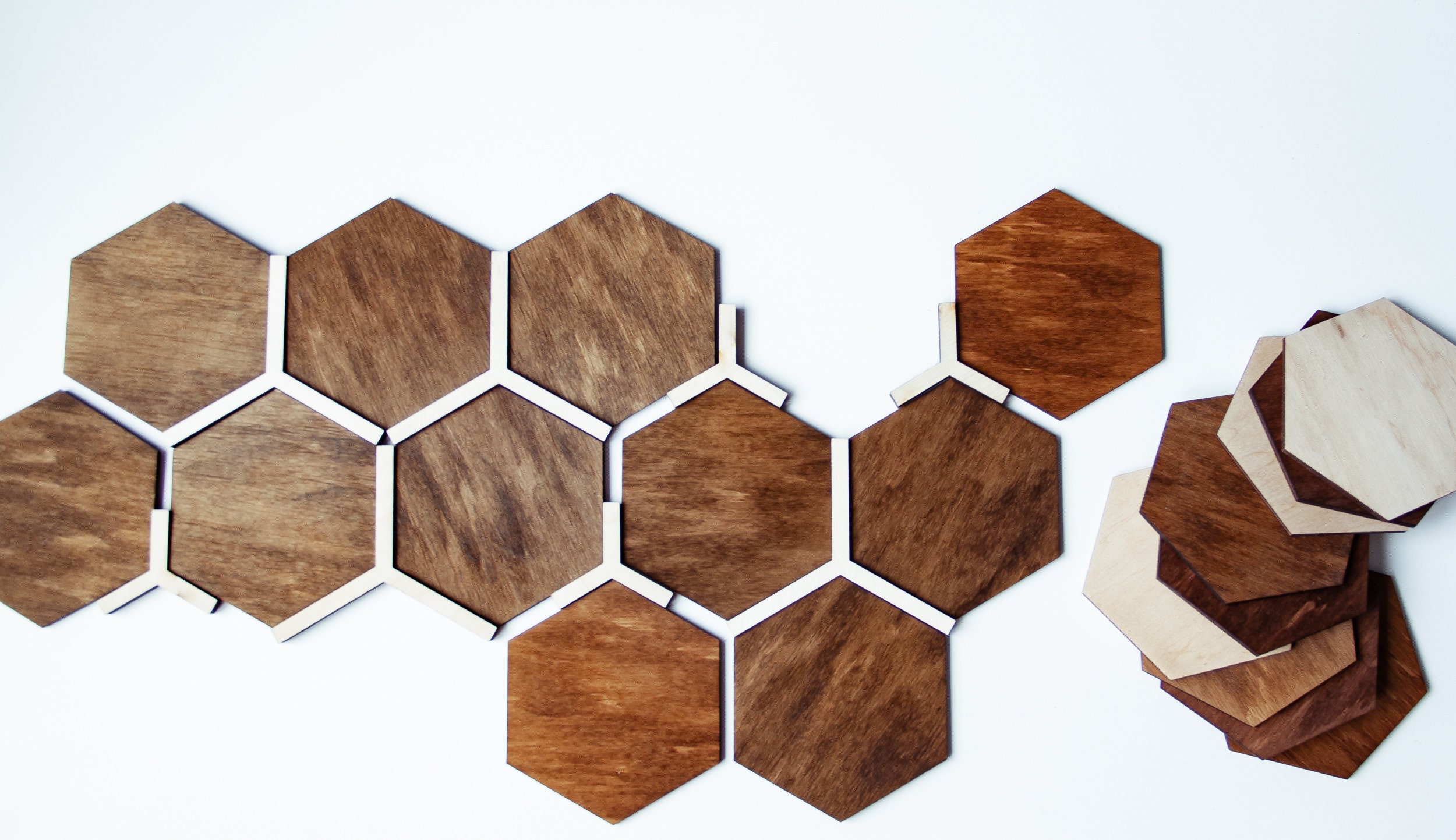 Wall Panel Wall Decor Hexagon Wood Wall Etsy Ireland