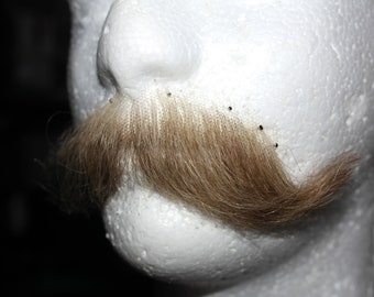 Реалистичный стимпанк Усы. Ручная работа для телевидения, театра и косплея.