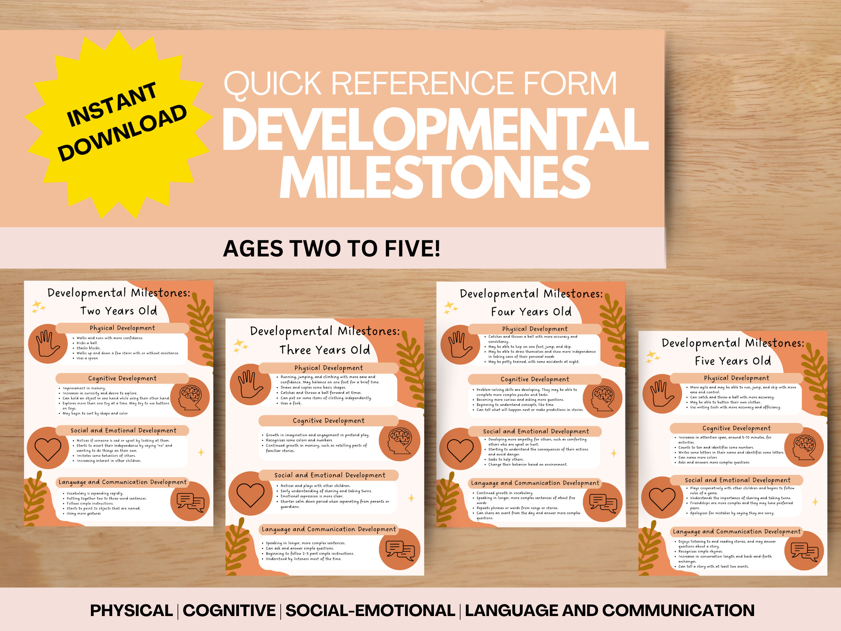 Development Task Reference Guide Developmental Milestones Reference Guides, School Psychology, Social ...