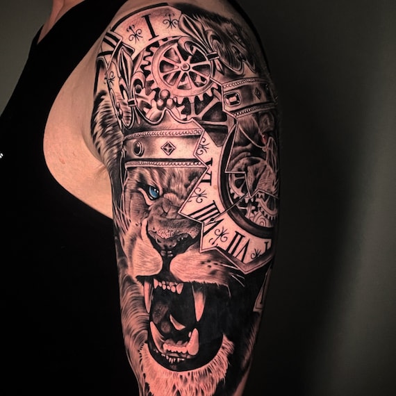 20+ Lion Roaring Tattoo