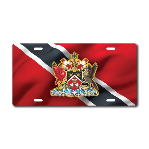 Trinidad & Tobago Vanity License Plate Etsy