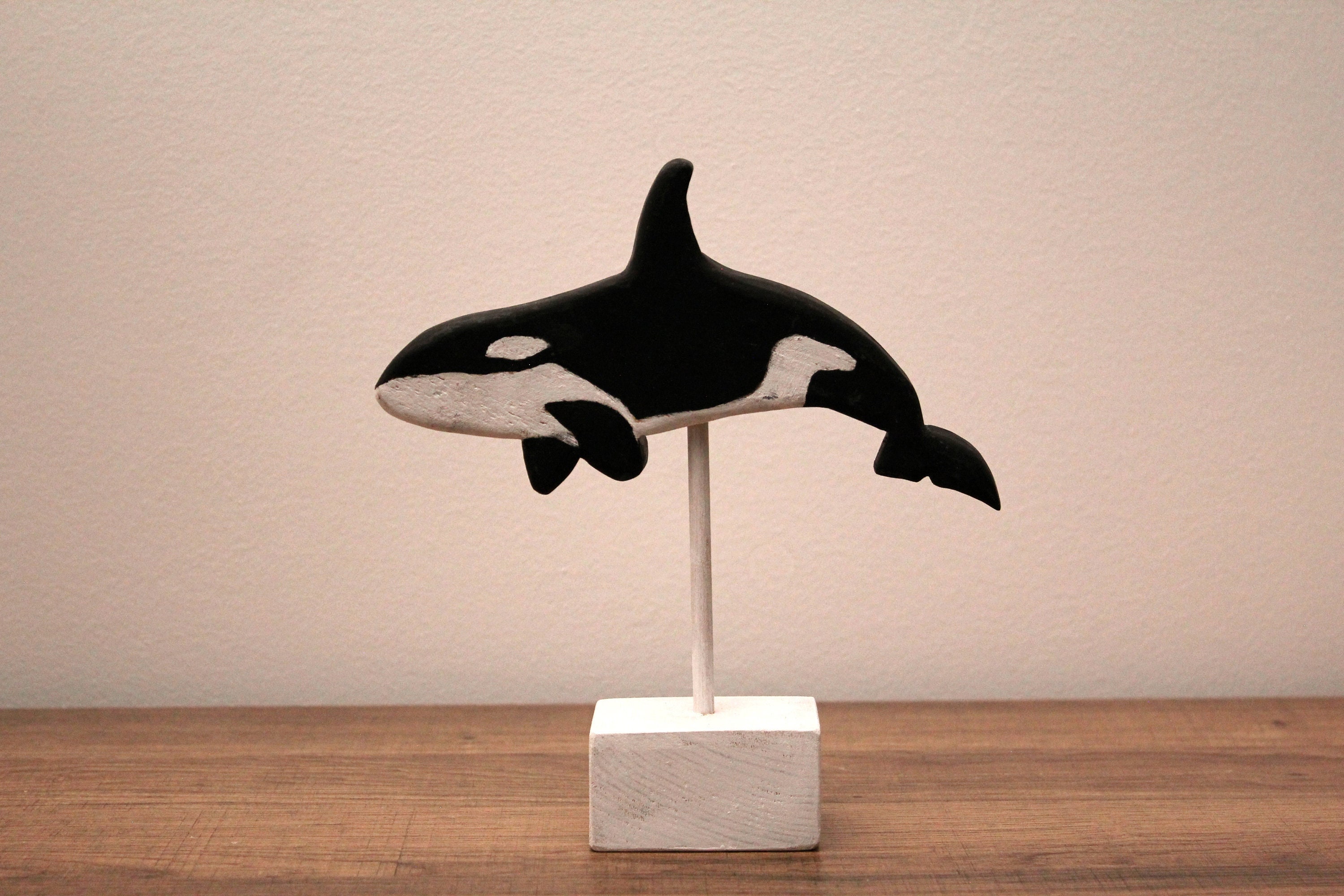 Sculpture Orque en Bois