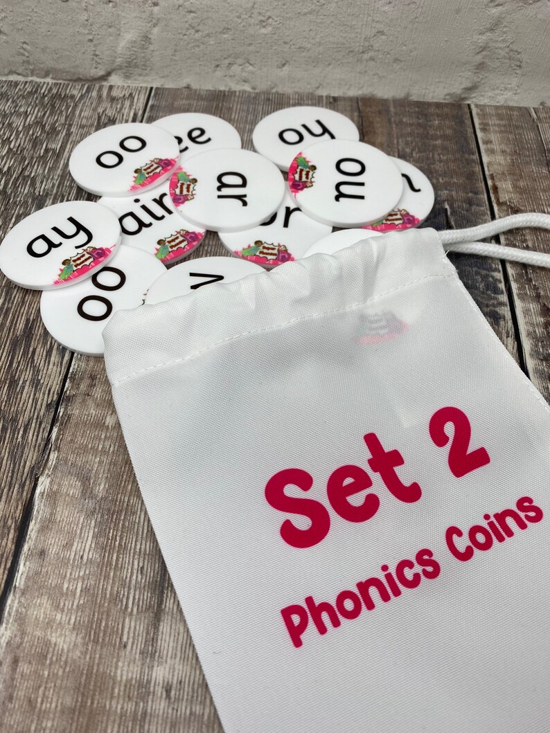 RWI Set 2 Phonics Coins, Letters & Sounds, Letter Recognition, EYFS