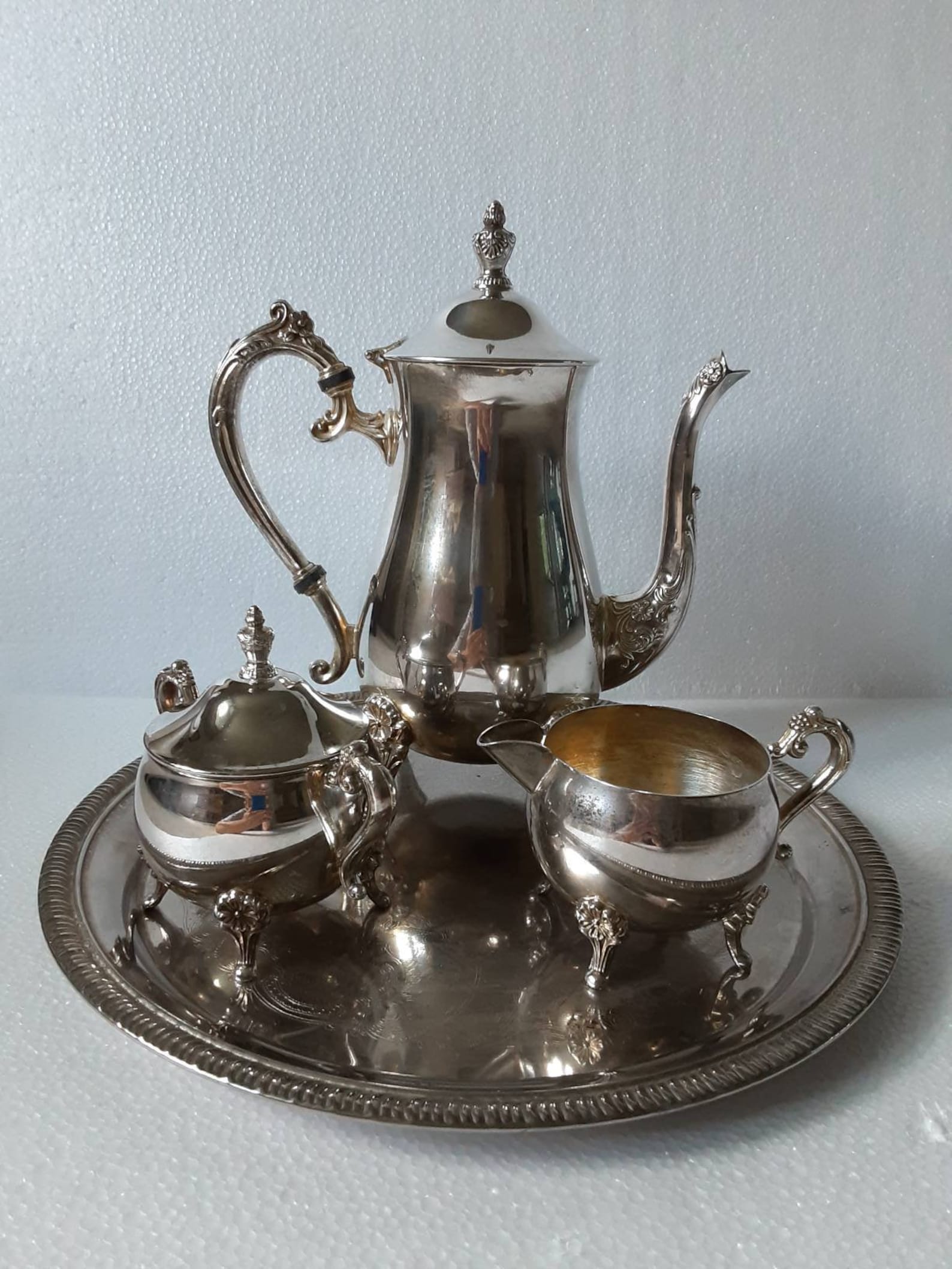 International Silver Coffee Service Set Vintage Etsy