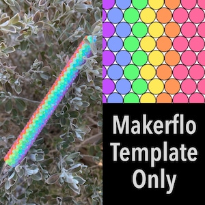 Makerflo Rainbow Glow Pen_Rhinestone Template_SS10 Rhinestone Template_ Makerflo Pen Template_Rainbow Glow_Template_ Makerflo Pen