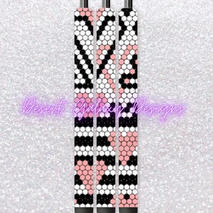 Pine and Feathers LOVE matching pen template_Rhinestone Template_SS10 Rhinestones_ Includes PDF for Inkjoy, Makerflo and DFR Stainless