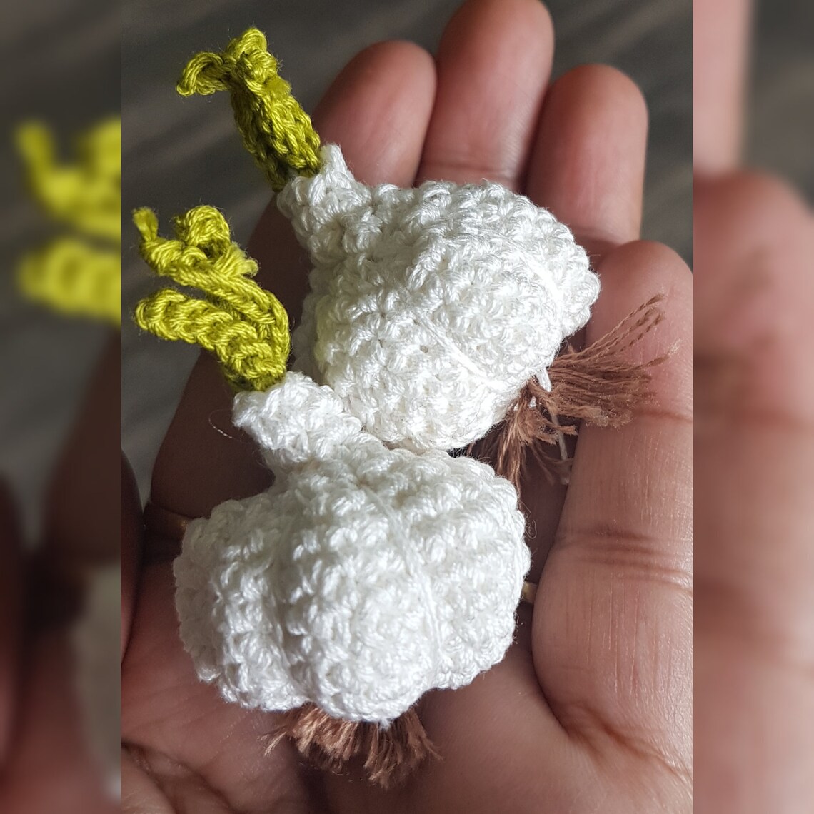 Crochet Garlic Pattern Etsy