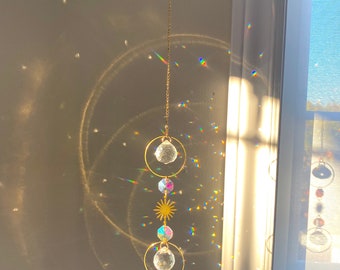 Crystal Sun Catcher Window Hanging Prism Decoration Rainbow Window De  BFAP.sh6