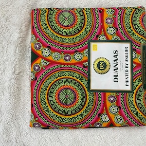 African Ankara Fabric Kitenge 100% Cotton for Sewing Clothes and Household items Accessories
