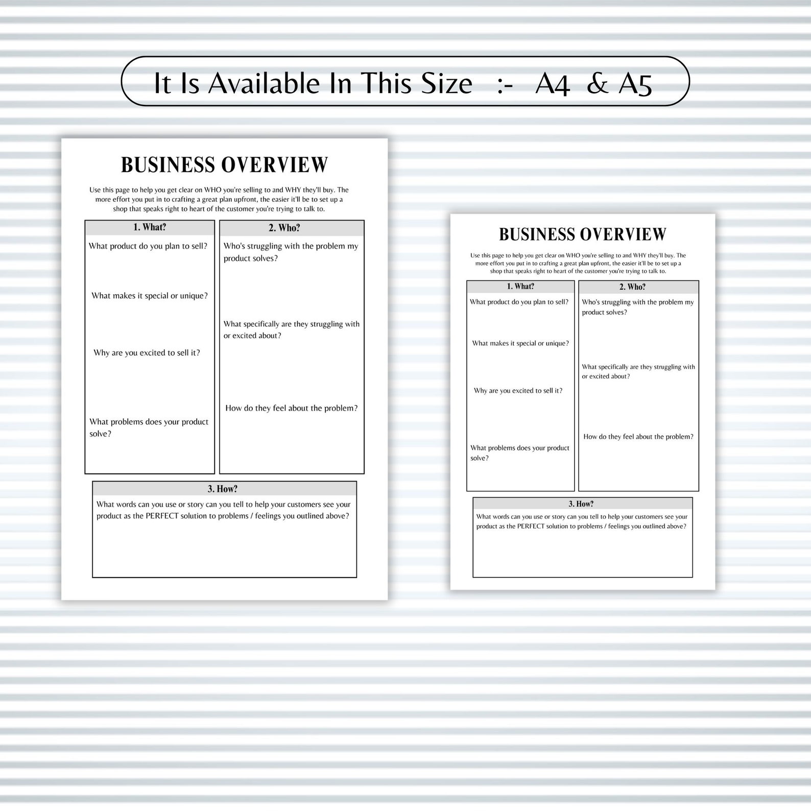 Shopify Planner Printable Template Online Shop Seller Kit Template ...