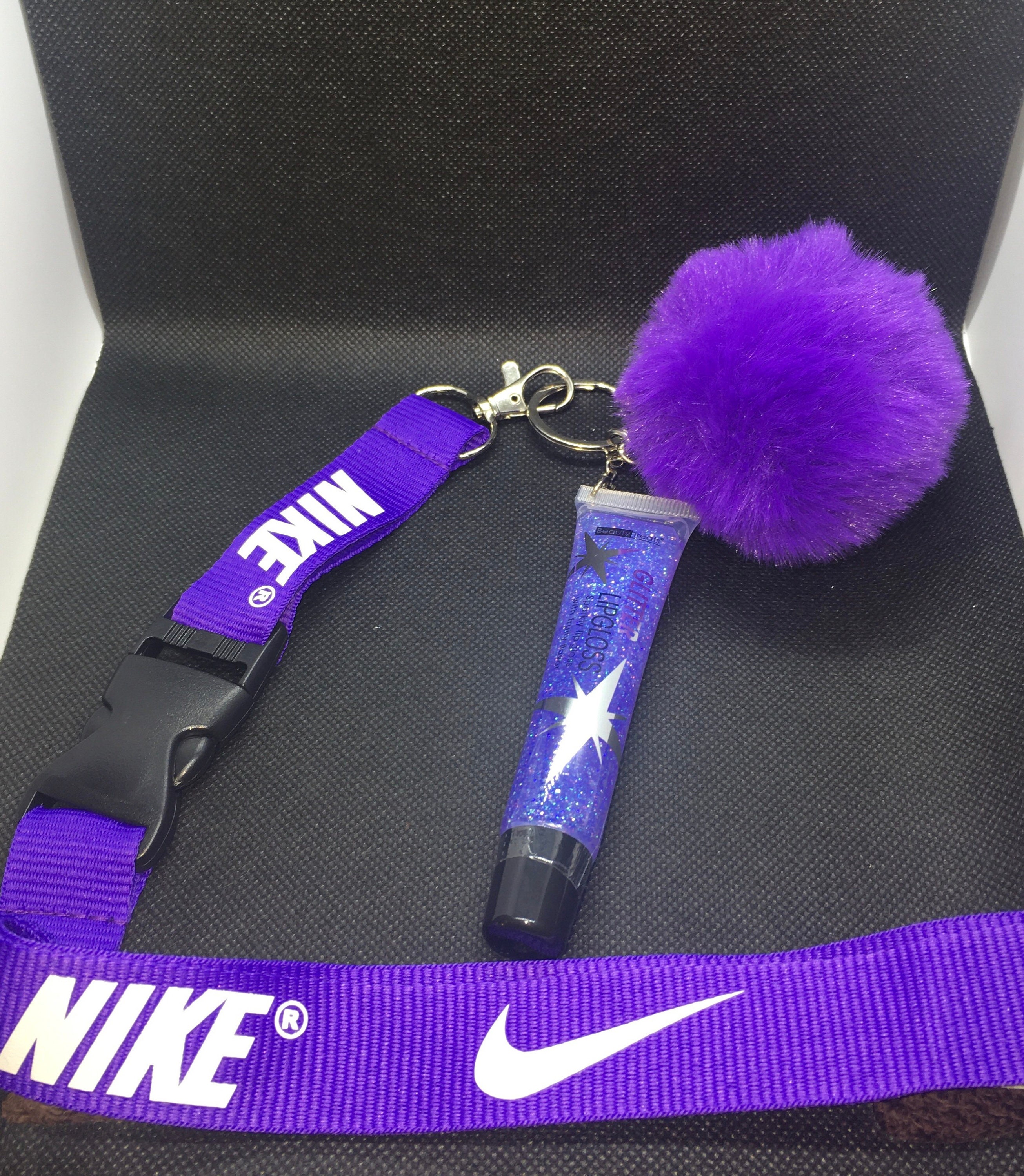 nike keychain pink