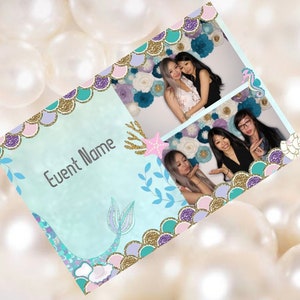 Mermaid Photo Booth Template