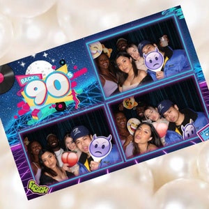 Back to the 90s Photo Booth Template