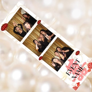 Chinese Wedding Photo Booth Strip Template
