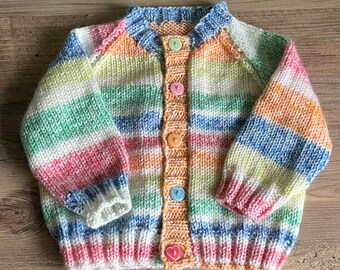 Hand Knitted Baby Cardigan