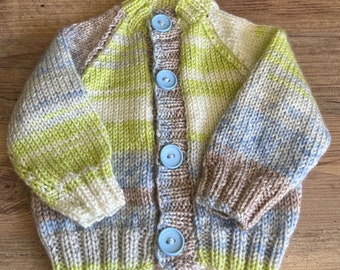 Hand Knitted Baby Cardigan