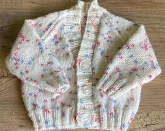 Hand Knitted Baby Cardigan