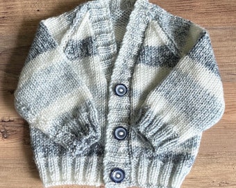 Hand Knitted Baby Cardigan