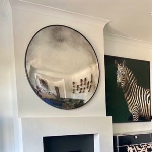 The Convex Mirror Company - Ferrara 150 cm/59&quot; Carbonne Convex Mirror