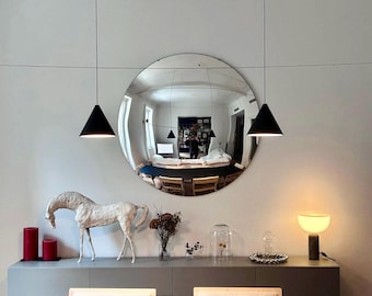 Super Large Silver Convex Wall Mirror 120cm/ 47”