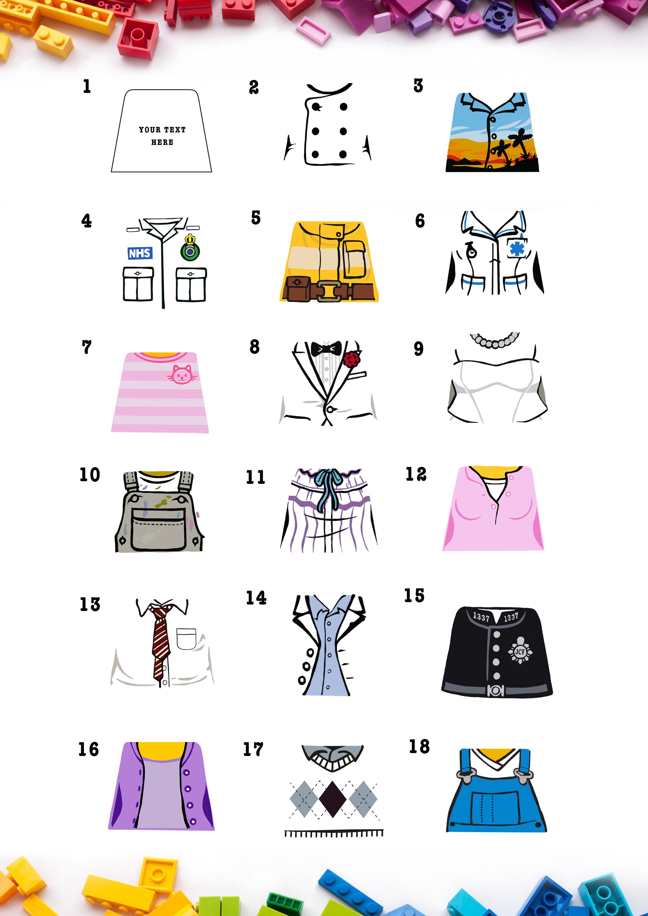 personalized mini figures