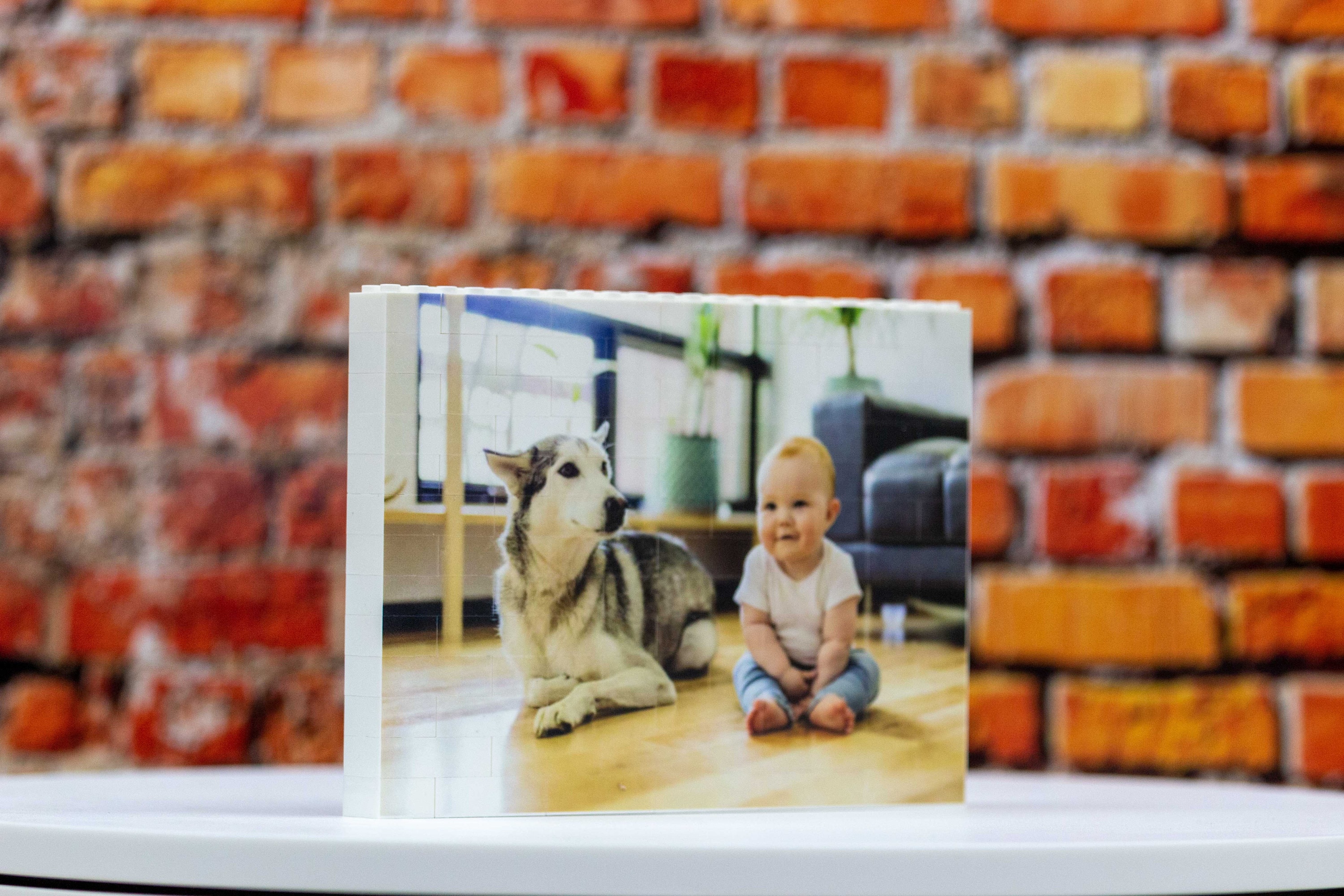 Personalised Building Brick Photo Block Puzzle Custom Family - Etsy