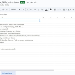 Kirche Mitgliedsbuch Vorlage | Excel Kontaktliste mit Anleitung | Minimatur-Organisator