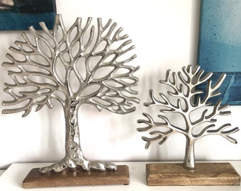 Stunning Silver Tree sculpture, "The  Tree of Life " ornament Home Decor, New Home Gift , Art decor,  Birthday present