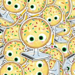 The Smart Cookie Funny Vinyl Sticker