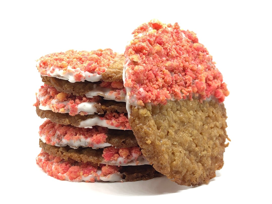 Strawberry Shortcake Wafer Cookies Etsy