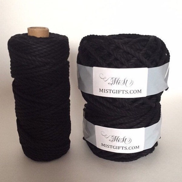 Dark Purple - 4 mm Twisted Macrame Cord