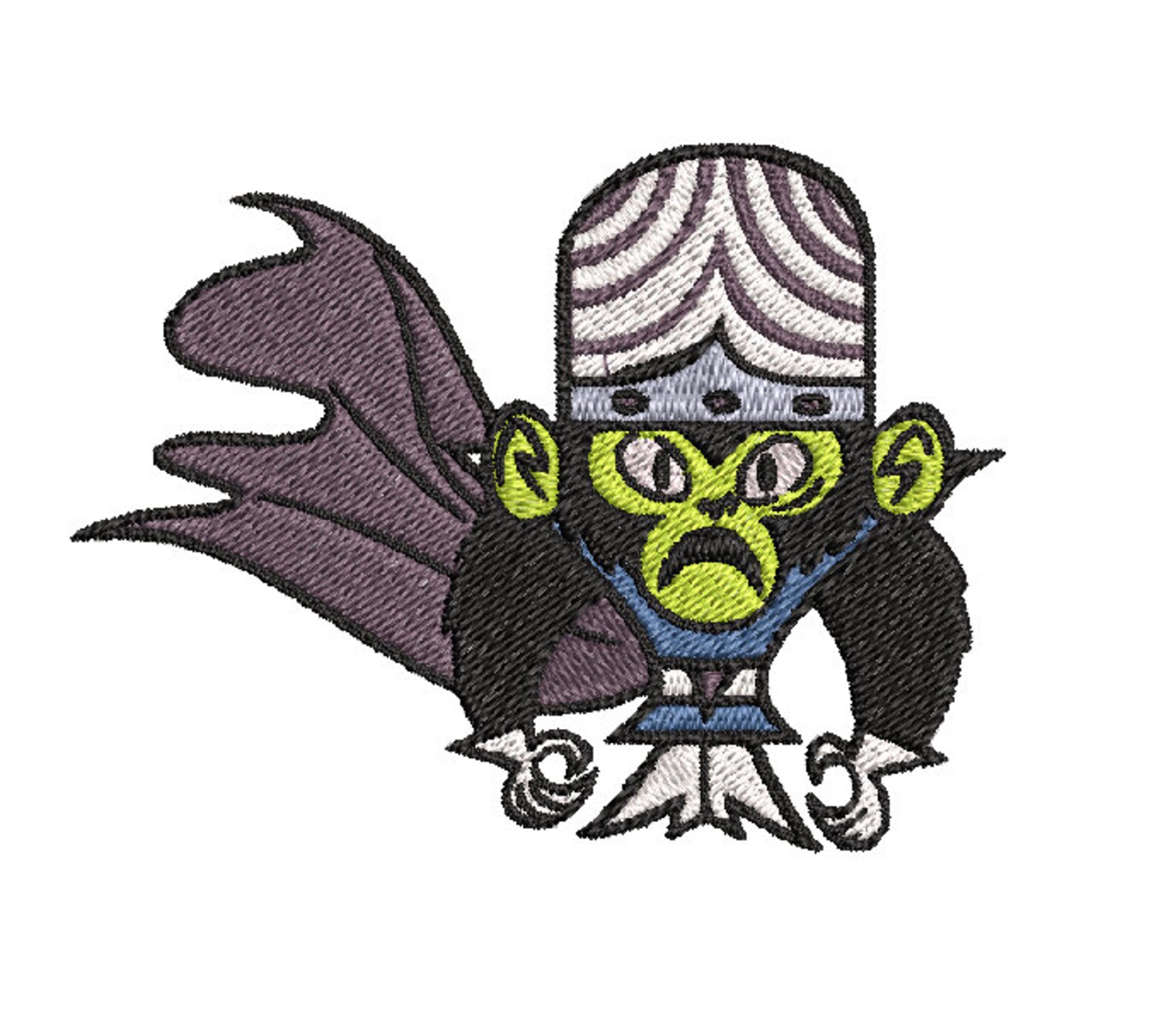 Mojo Jojo Embroidery Machine Pattern Design Etsy
