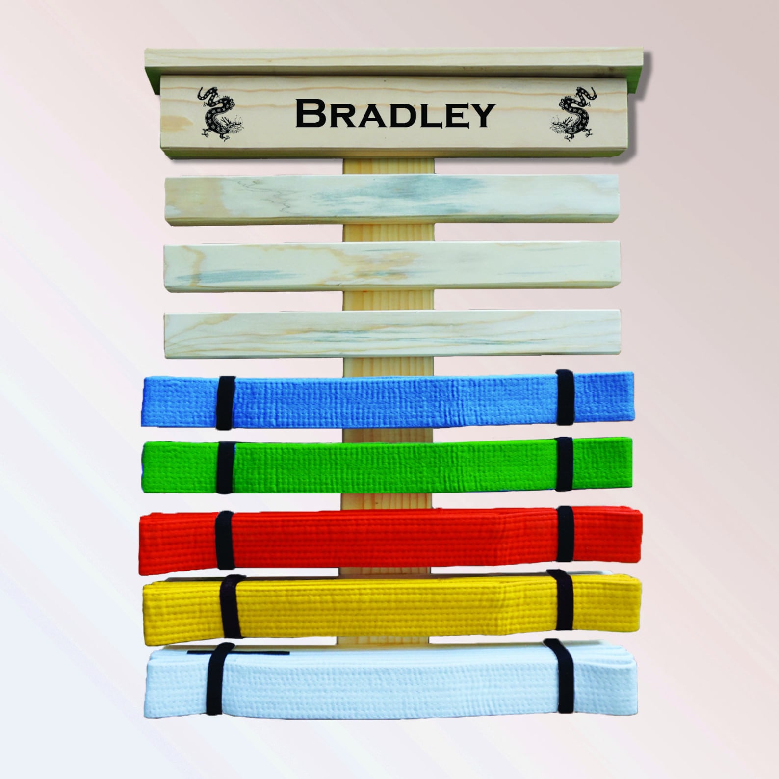 Martial Arts Belt Rack Karate Belt Rack Display Rack Etsy