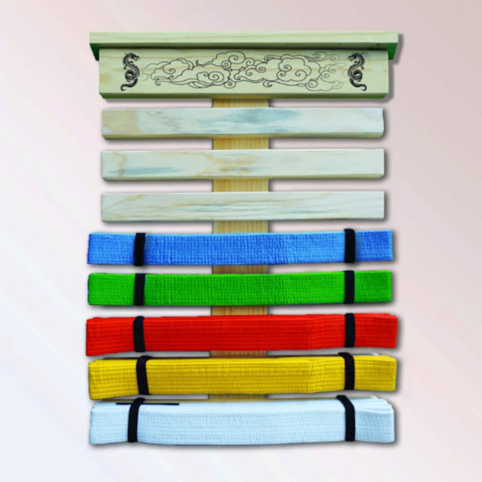 Martial Arts Belt Rack Karate Belt Rack Display Rack Etsy
