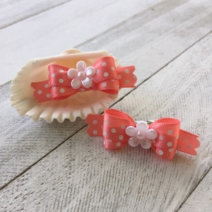 Petite Dog Bows, Small Dog Hair Bows, Pigtail Dog Bows,Bows for Maltese/Yorkie /Shih Tzu,Dogs Top Knot Bows,Grooming Dog Bows,Girl Dog Bows