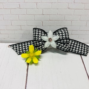 Petite Dog Bows,Small Dog Hair Bows,Pigtail Bows For Dogs,Bows For Maltese/Yorkie /Shih Tzu,Dogs Top Knot Bows,Grooming Dog Bow,Tiny Dog Bow