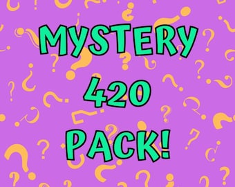 420 Inspired Mystery Sticker Pack, Sticker Pack, Stoner Sticker, Gift for Stoners, Weed Sticker, Water-resistant Sticker, Cannabis Stickers,