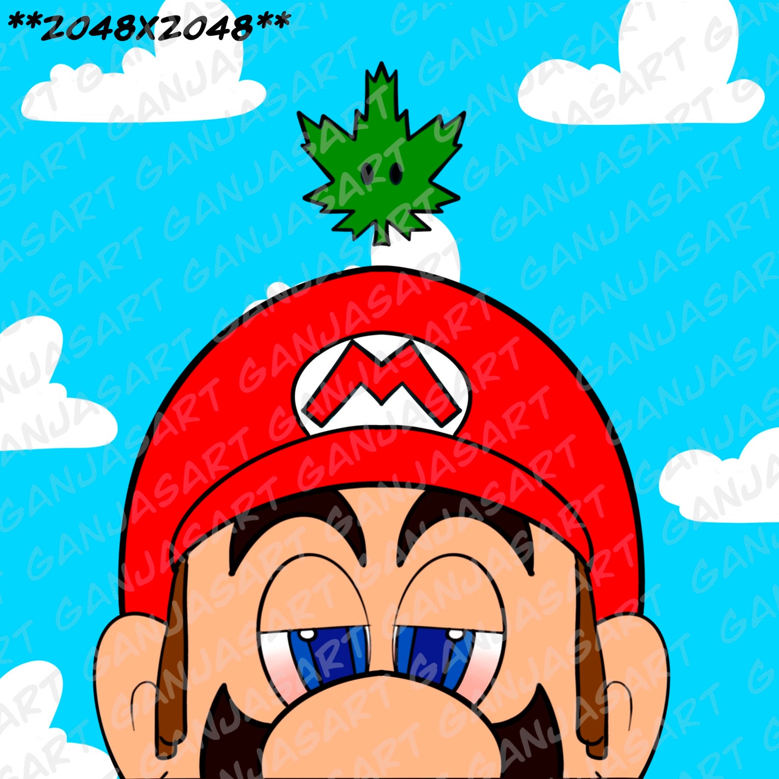 Super Faded, Instant Digital Download, Wall Art. Ganja, Weed Art, 420