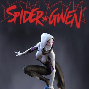 Spider-Gwen Gwen Stacy Resin 3D model kit