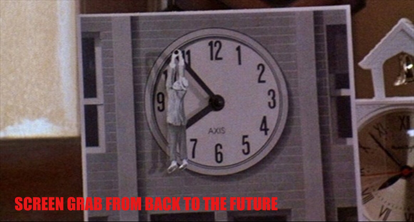 Back to the Future Doc Brown Harold Lloyd Hanging Man Clock Etsy